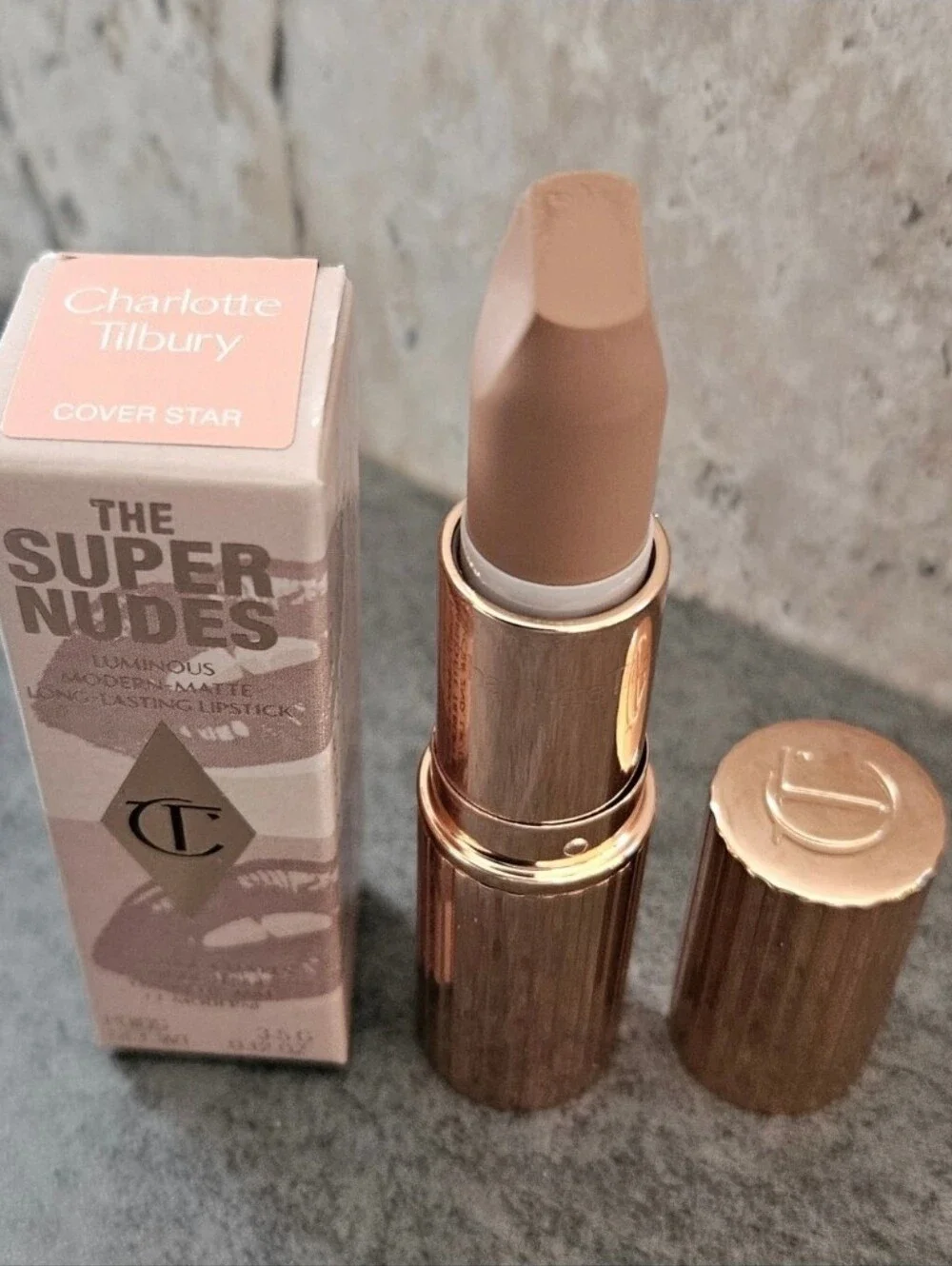 Charlotte Tilbury COVER STAR The Super Nudes Modern Matte Lipstick Full Size NEW